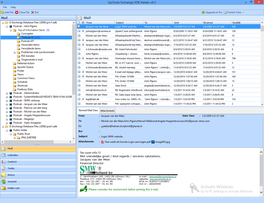 Exchange Server EDB Viewer