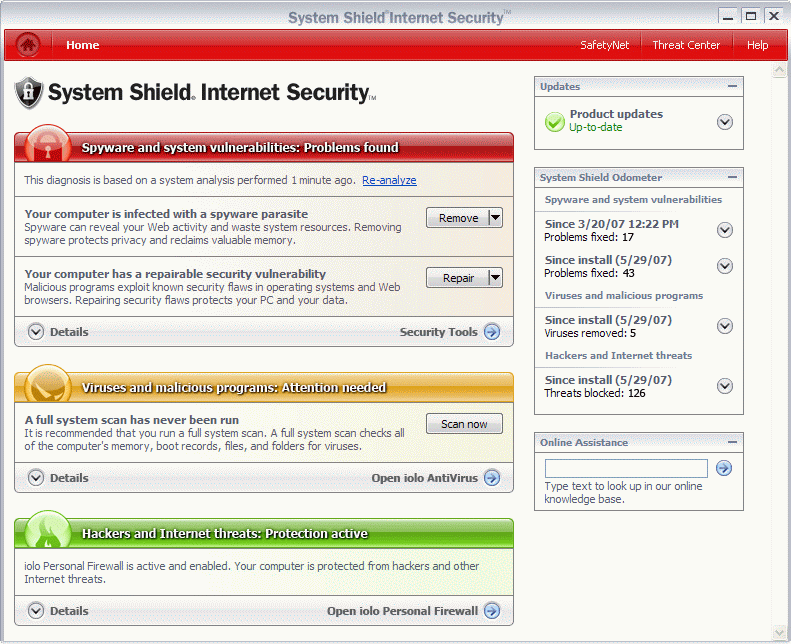 System Shield installer