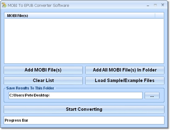 MOBI To EPUB Converter Software