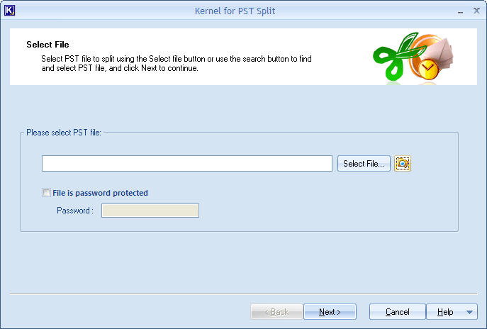 Recovery Files ? Split PST File