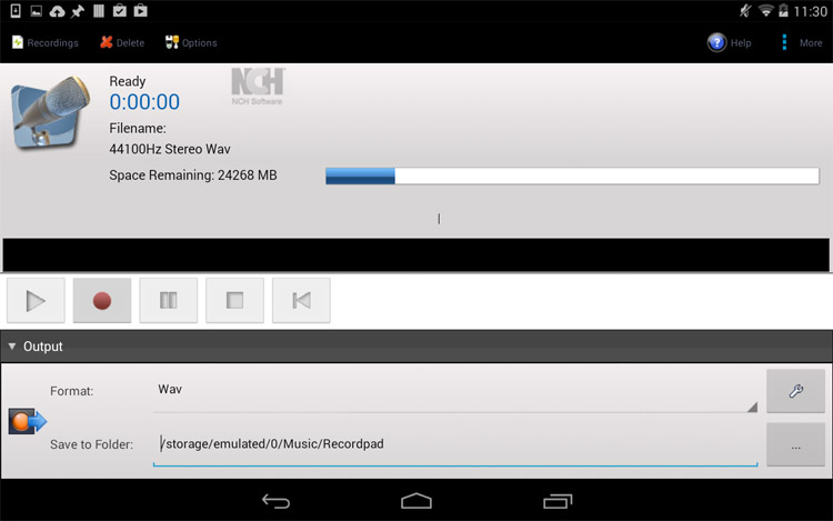 RecordPad Sound Recording Free Android