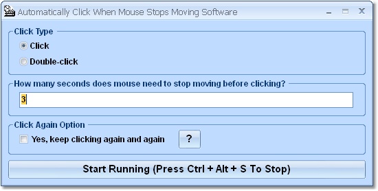 Automatically Click When Mouse Stops Moving Softwa