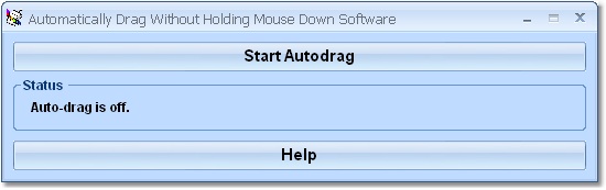 Automatically Drag Without Holding Mouse Down Soft