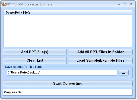 PPT To ODP Converter Software