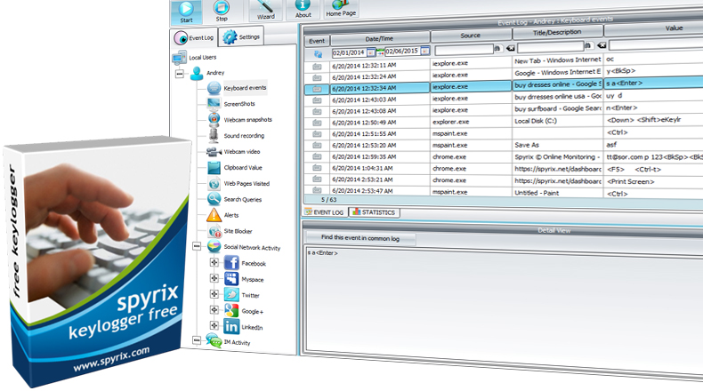 Spyrix Keylogger to Email Google Drive