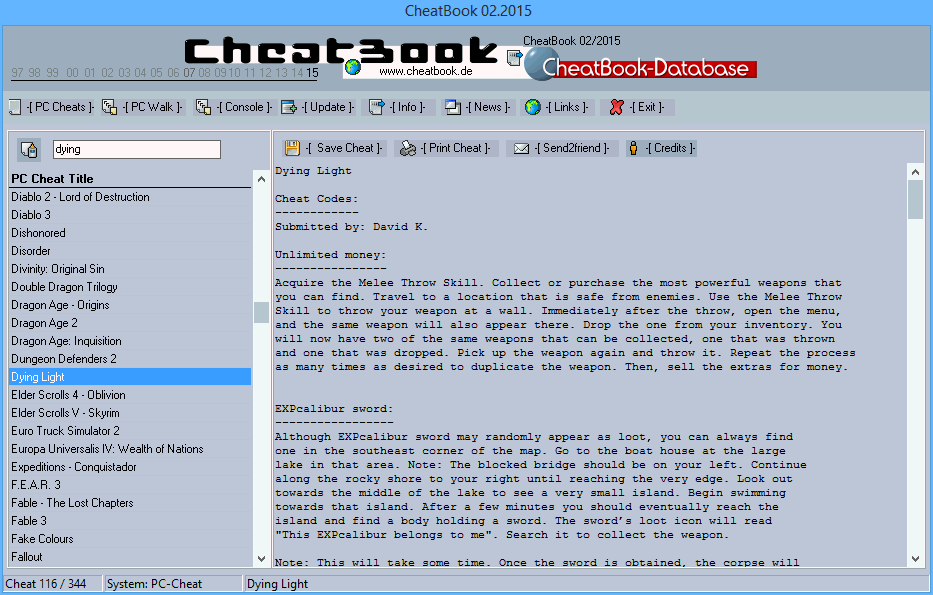 CheatBook Issue 02/2015