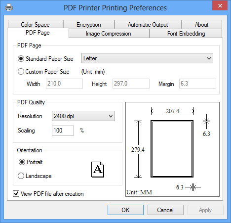 PDF Printer for Windows 10