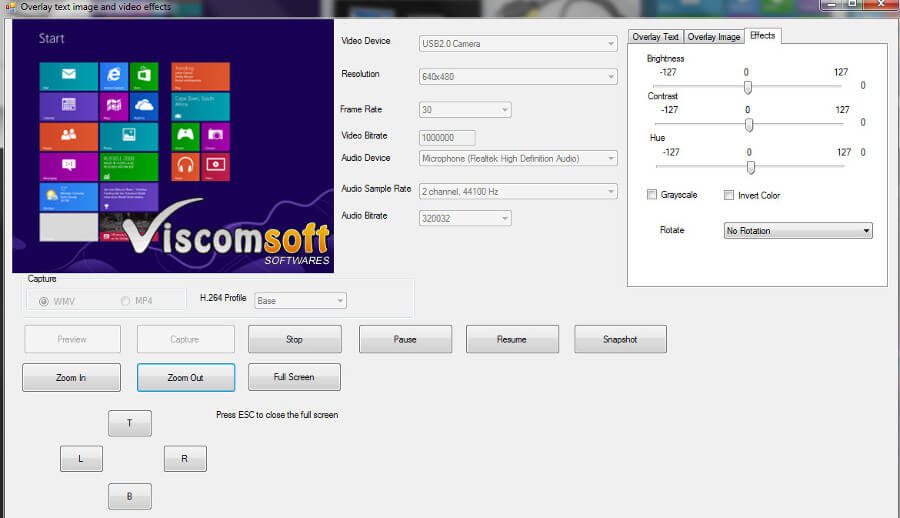 .Net Video Capture SDK