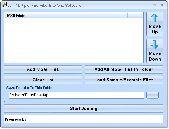 Join Multiple MSG Files Into One Software