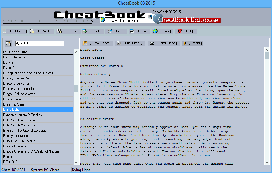 CheatBook Issue 03/2015