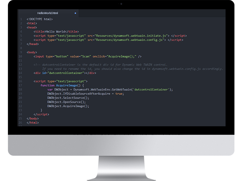 Dynamic Web TWAIN