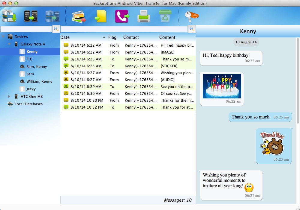 Android Viber Transfer for Mac