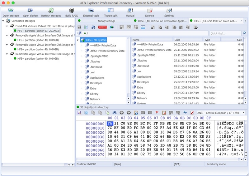 UFS Explorer Professional Recovery MacOS