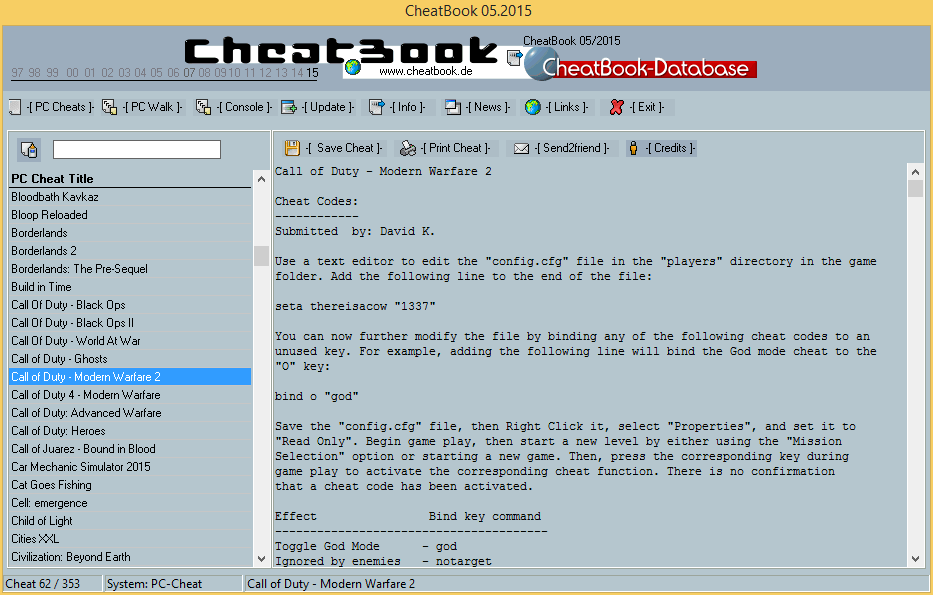 CheatBook Issue 05/2015