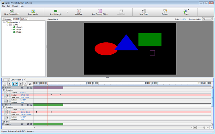Express Animate Animation Free