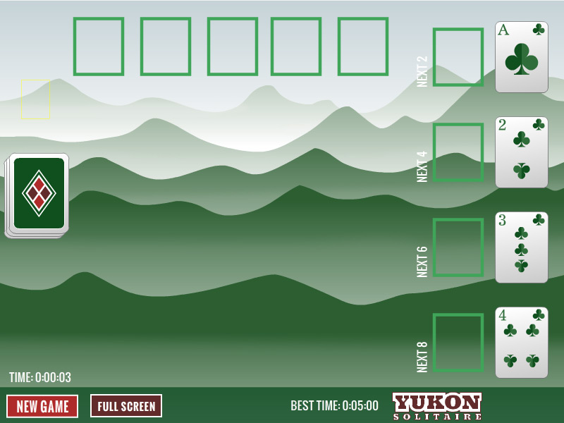 Green Mountain Calculation Solitaire