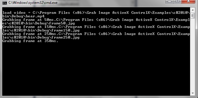 Grab Image ActiveX SDK Control