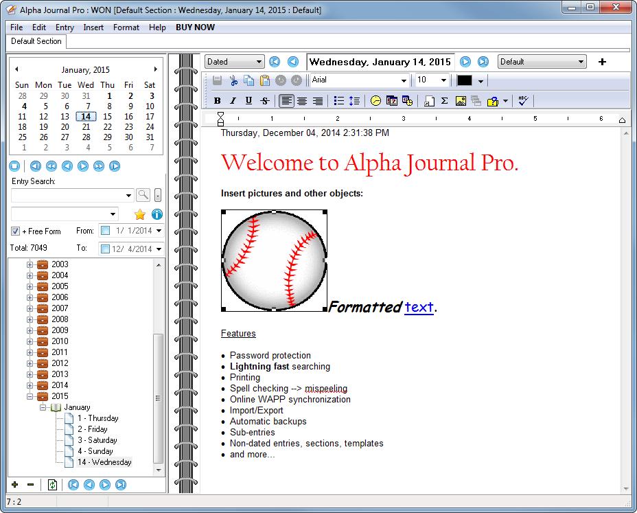 Alpha Journal Pro