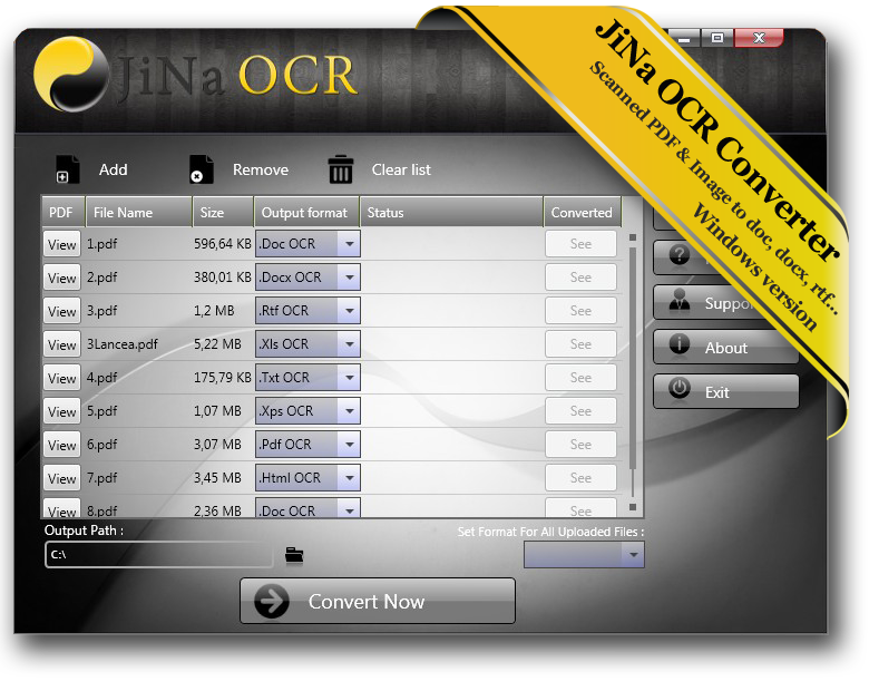 JiNa Arabic OCR Converter