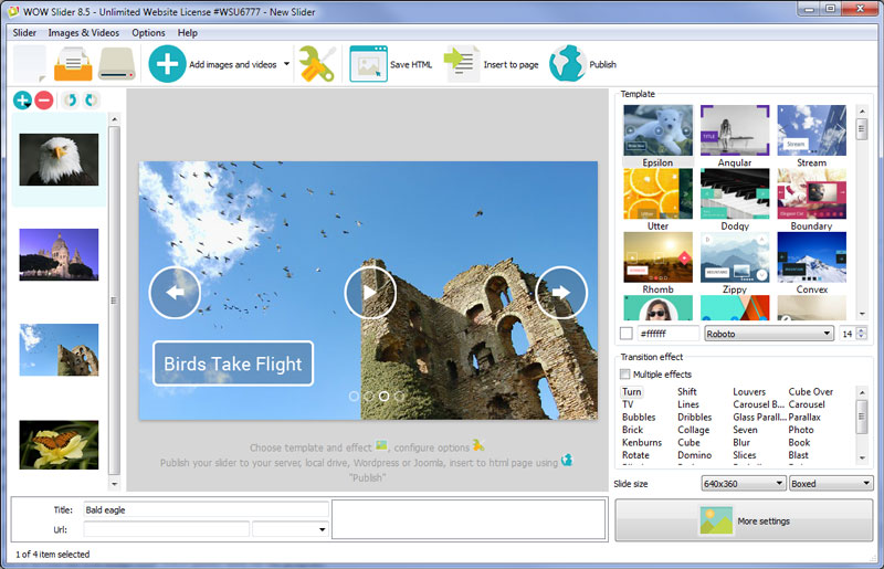 WOW jQuery Slider