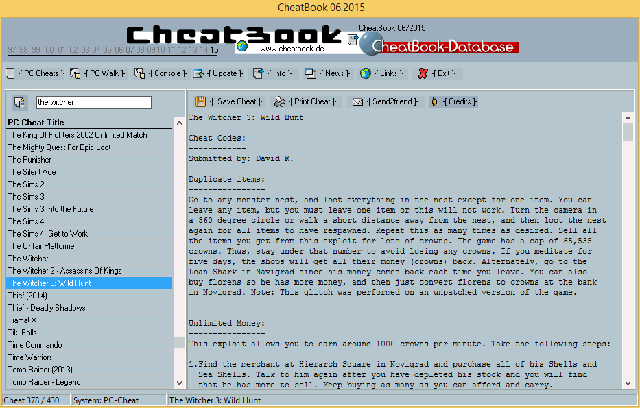 CheatBook Issue 06/2015