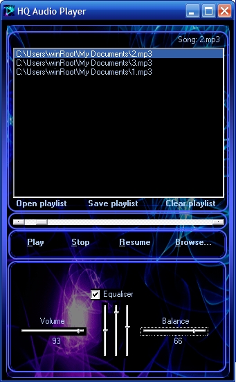 FreeGamia HQ Audio Player