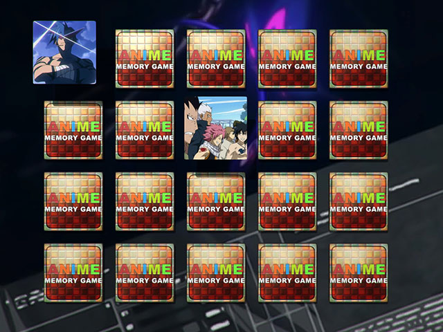 FreeGamia Anime Memory Game
