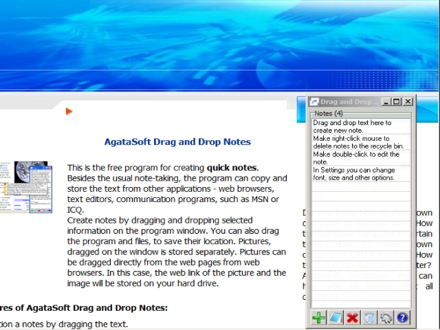FreeGamia Drag N Drop Notes