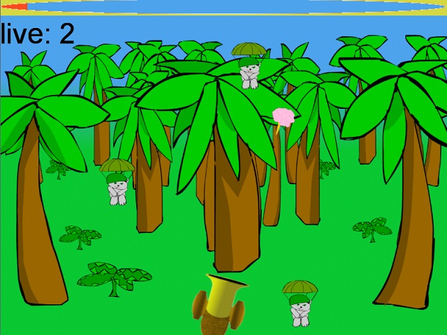 SoftFreeWay Falling Kitty
