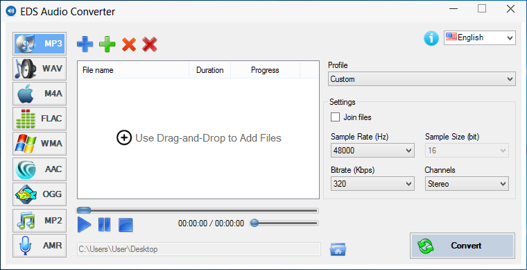 EDS Audio Converter