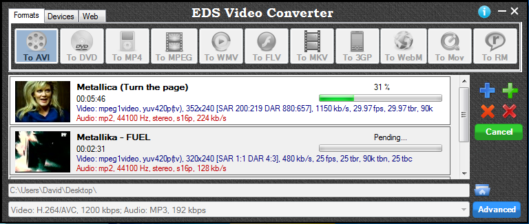 EDS Video Converter