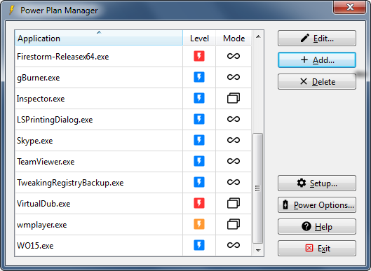 Power Plan Manager