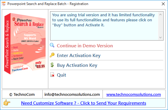 PowerPoint Search and Replace