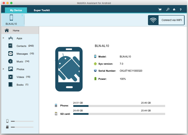 MobiKin Assistant for Android (Mac Version)