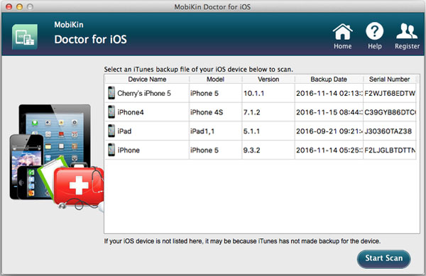 MobiKin Doctor for iOS (Mac Version)