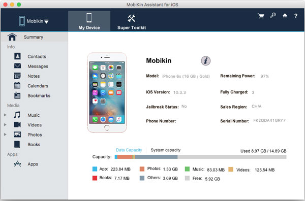 MobiKin Assistant for iOS (Mac Version)