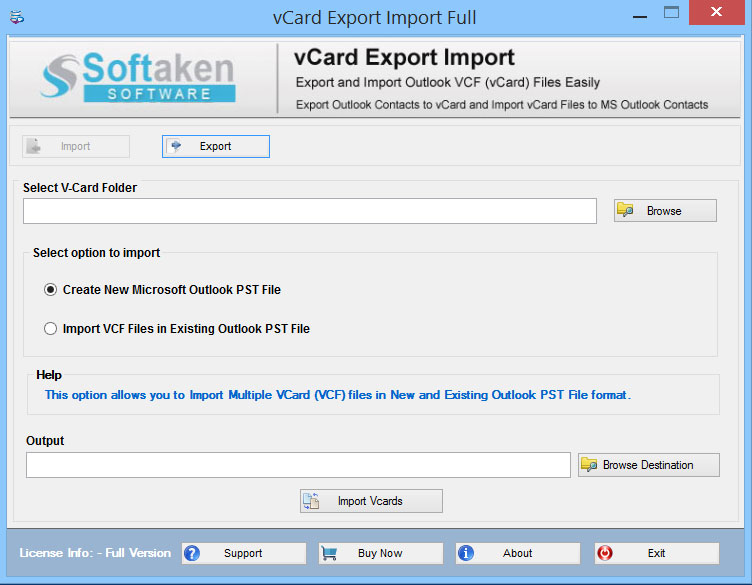 Import Vcard to Outlook