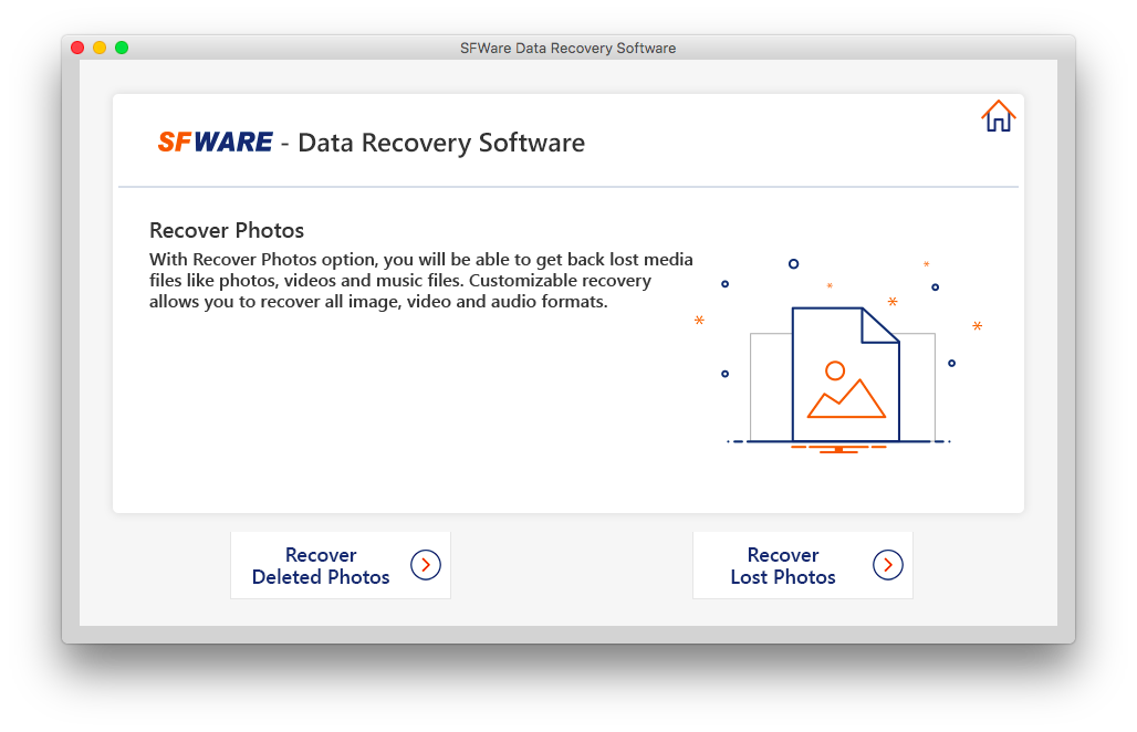 SFWare Digital Media Recovery Mac
