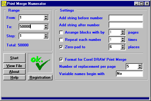 Automatic Numerator