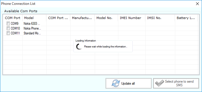 Bulk SMS Sender (Four Phone Support)