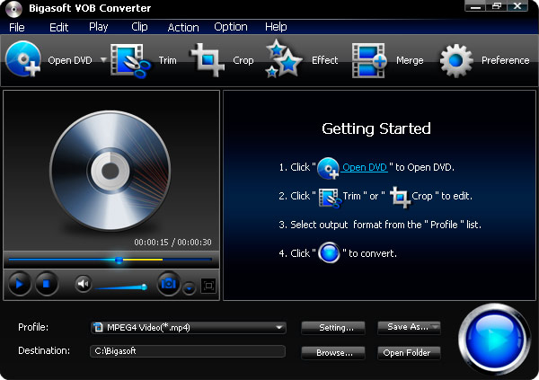 Bigasoft VOB Converter