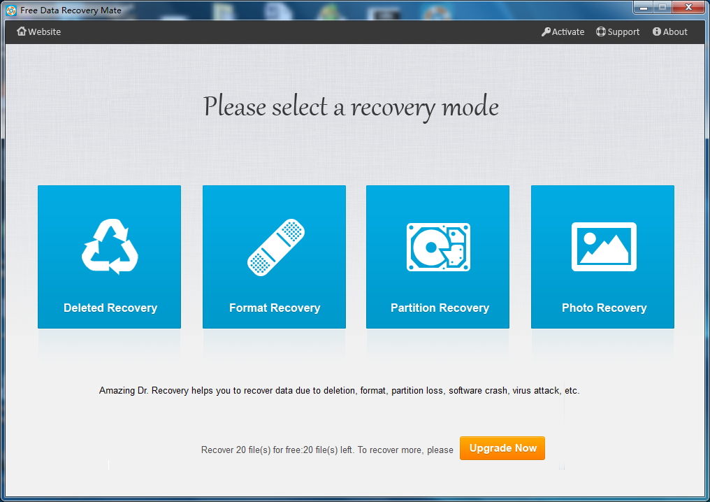Free Data Recovery Mate