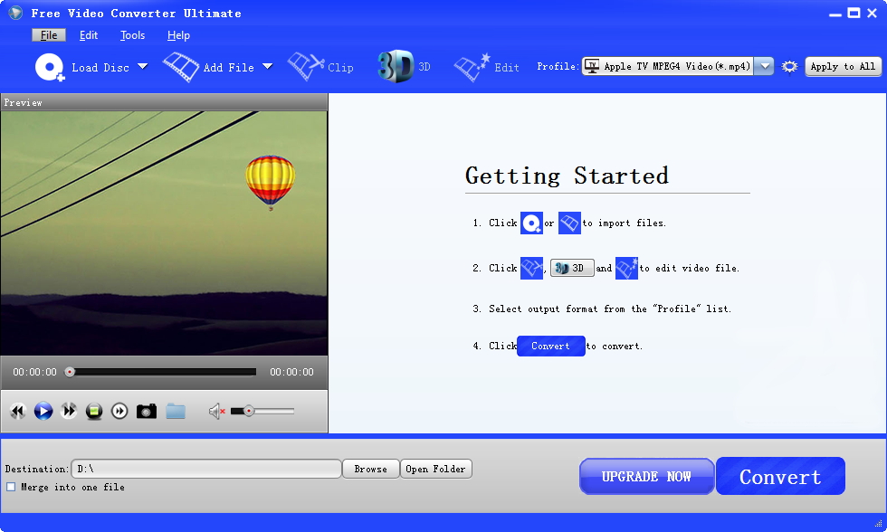Free Video Converter Ultimate
