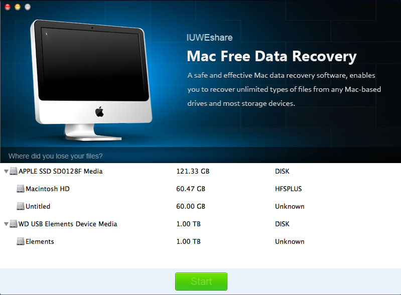 Mac Free Data Recovery