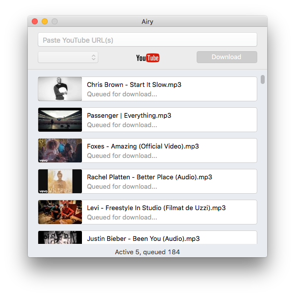 Airy YTB to MP3 Converter