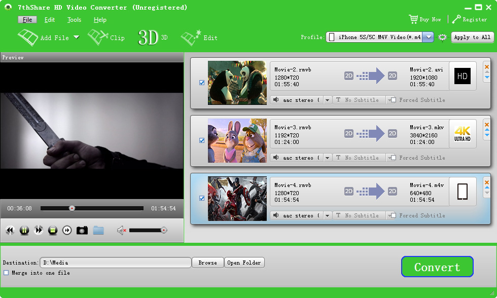 7thShare HD Video Converter