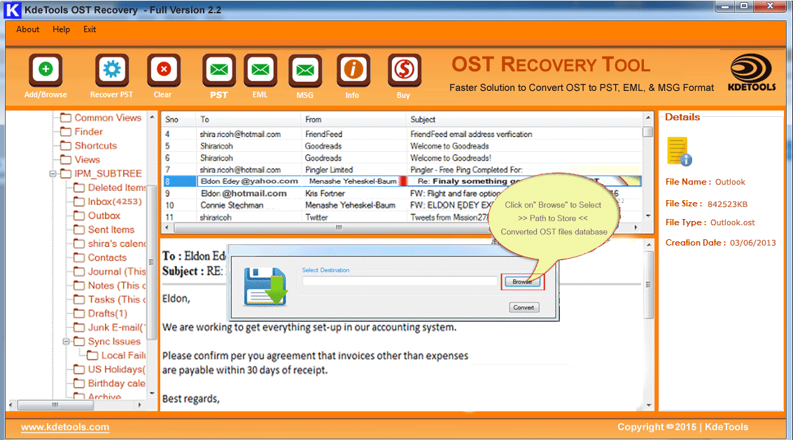 Microsoft OST to PST Converter FREE