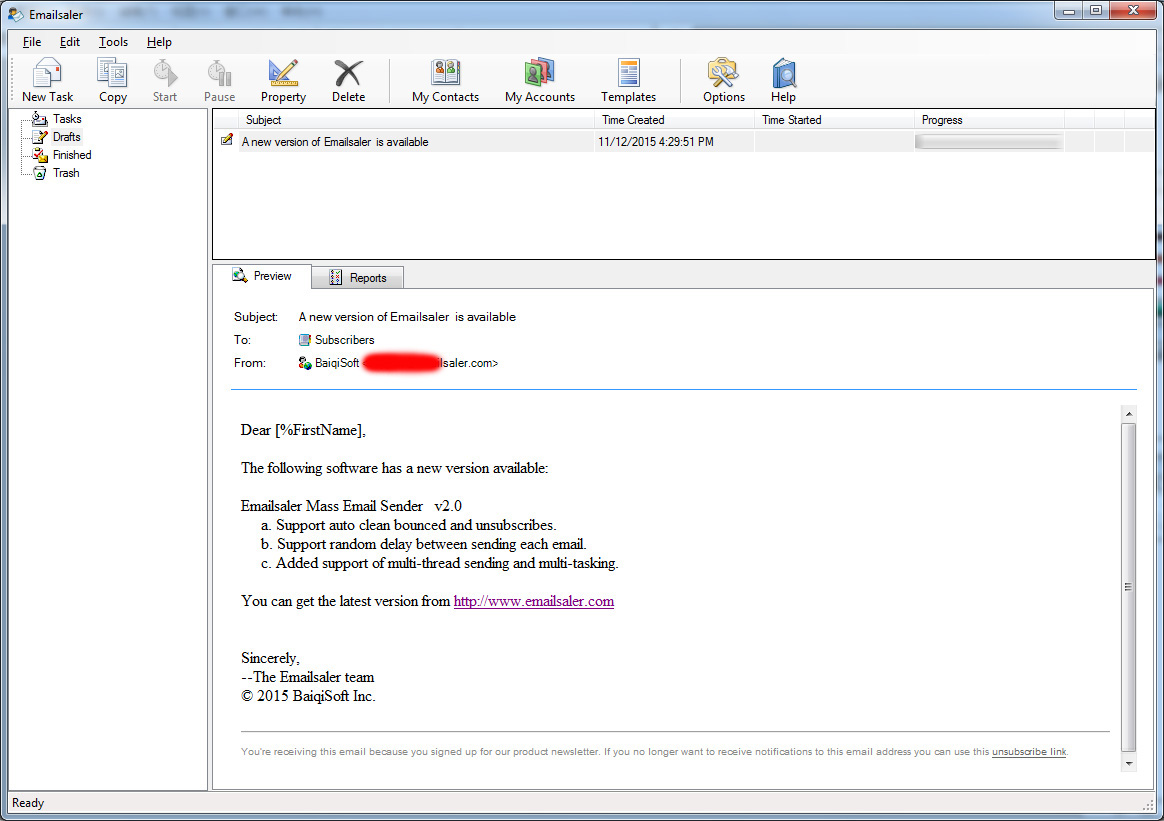 Emailsaler Mass Email Sender