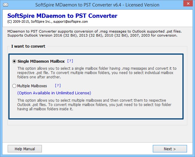 Migrate Emails from MDaemon to Outlook