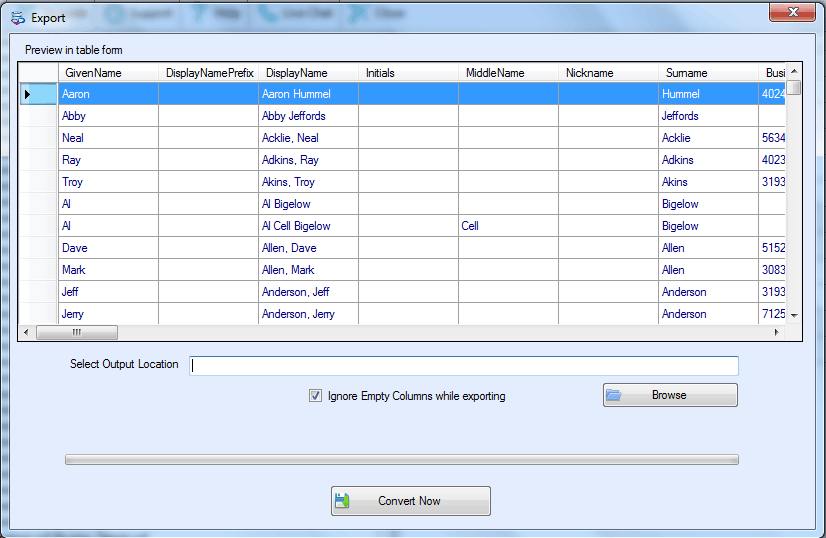 Softaken VCF to CSV Converter